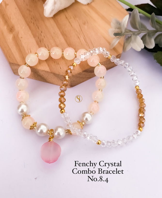 2 Fenchy Crystal  Bracelets Combo Wholesale Shop In Surat
